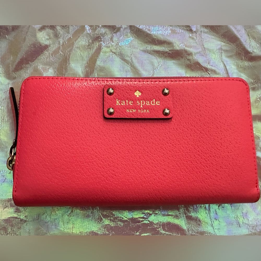 Kate Spade Zip Around Wallet (pink)